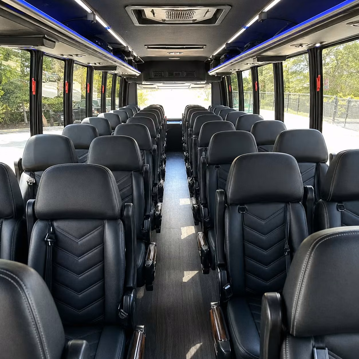 30 passenger minibus inside