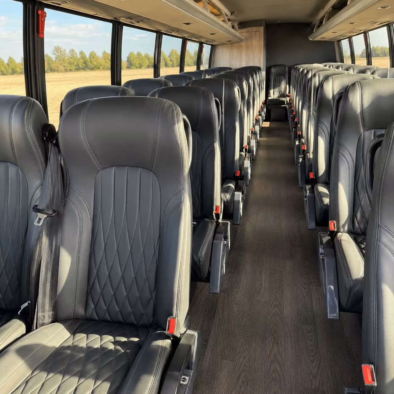 35 passenger minibus interior