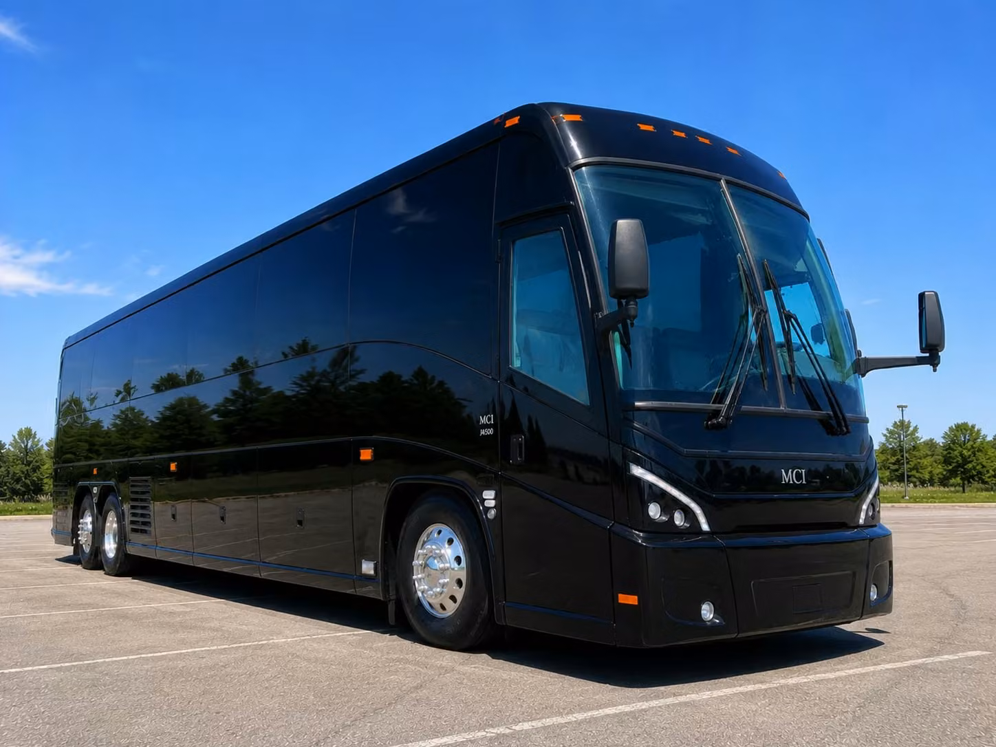 san antonio charter bus rental exterior